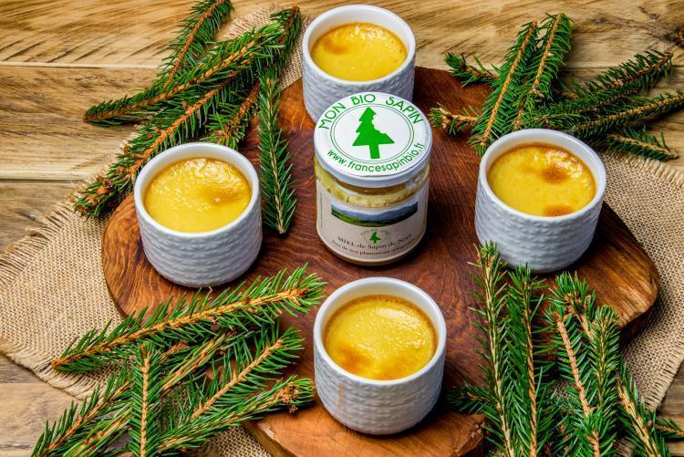 Crème aux pousses et au miel de sapin