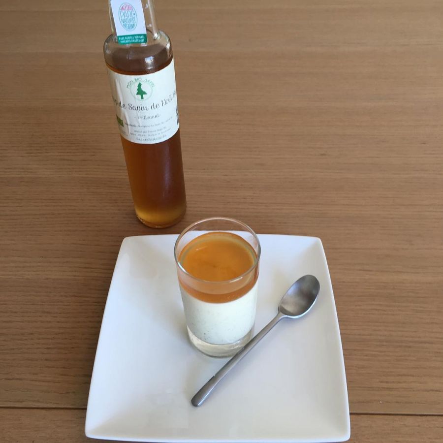 Panna Cotta au sirop de Sapin Bio