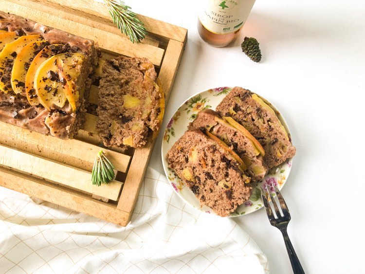 Gâteau sans gluten sucré au sirop de sapin bio !