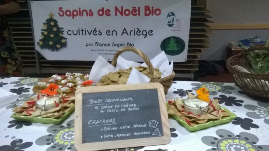 "Un sapin BIO? Mais ça ne se mange pas!" - maintenant, oui! :-)